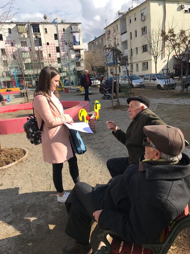 Interview with the elderly in the framework of the project 